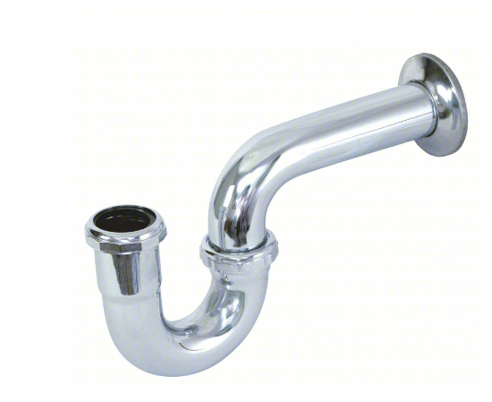 stainless steal p-trap pipe